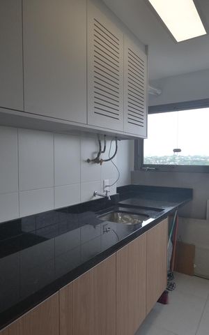 Apartamento para alugar com 120m², 3 quartos e 2 vagasCozinha e Área de Serviço