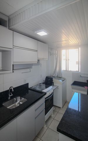 Apartamento à venda com 40m², 1 quarto e 2 vagas Apartamento à venda com 40m², 1 quarto e 2 vagasCozinha/Area de serviço