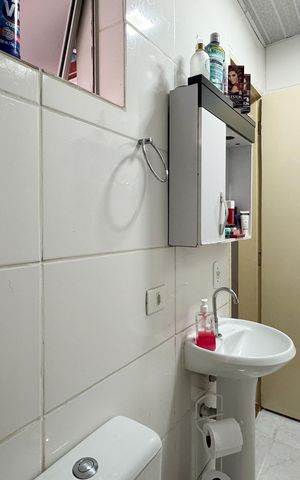 Apartamento à venda com 62m², 2 quartos e sem vaga Apartamento à venda com 62m², 2 quartos e sem vagaBanheiro Social
