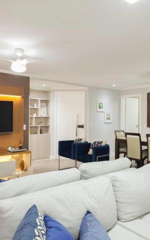 Apartamento à venda com 94m², 2 quartos e 2 vagas Apartamento à venda com 94m², 2 quartos e 2 vagasSala