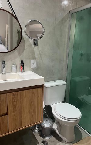 Apartamento à venda com 94m², 2 quartos e 2 vagas Apartamento à venda com 94m², 2 quartos e 2 vagasBanheiro
