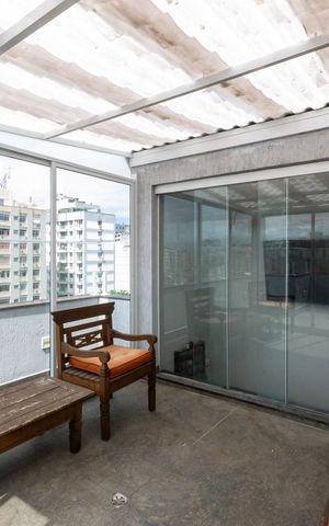 Apartamento à venda com 131m², 2 quartos e 1 vagaTerraço