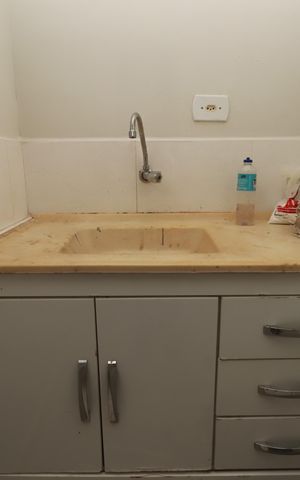 Studio para alugar com 25m², 1 quarto e sem vagaCozinha