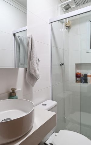 Apartamento à venda com 50m², 2 quartos e 1 vagaBanheiro da Suíte