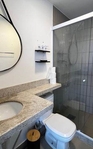 Studio à venda com 40m², 1 quarto e 1 vaga Studio à venda com 40m², 1 quarto e 1 vagaBanheiro