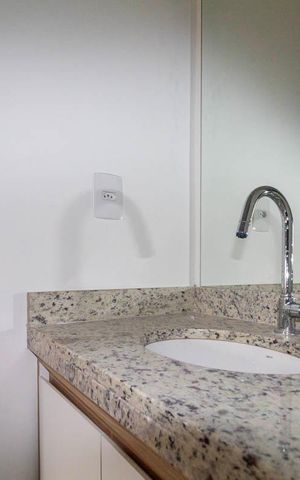 Studio para alugar com 30m², 1 quarto e sem vaga Studio para alugar com 30m², 1 quarto e sem vagaBanheiro