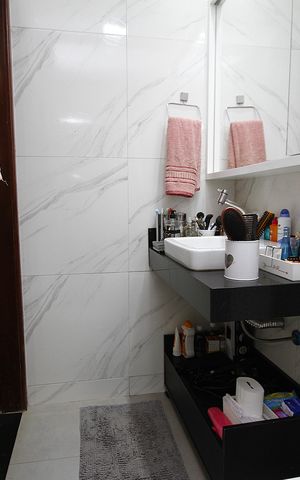 Apartamento à venda com 110m², 3 quartos e 2 vagasBanheiro da Suíte