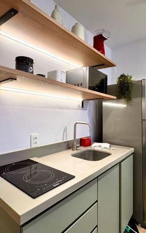 Apartamento para alugar com 30m², 1 quarto e sem vaga