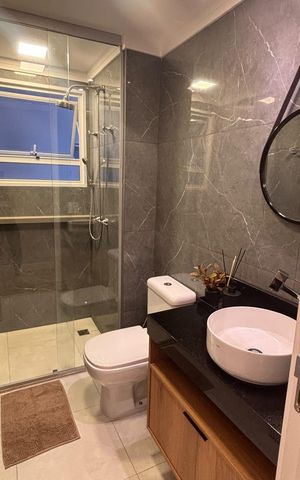 Apartamento à venda com 82m², 3 quartos e 2 vagas Apartamento à venda com 82m², 3 quartos e 2 vagasBanheiro 2