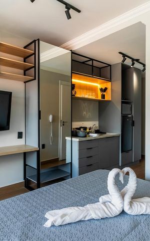 Apartamento para alugar com 26m², 1 quarto e sem vagaSala/Quarto
