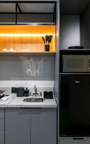Apartamento para alugar com 26m², 1 quarto e sem vagaCozinha