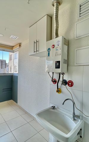 Apartamento à venda com 59m², 2 quartos e 1 vaga Apartamento à venda com 59m², 2 quartos e 1 vagaLavanderia