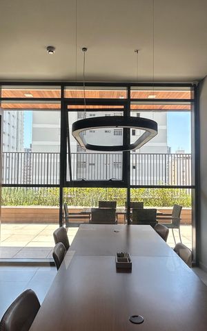 Apartamento à venda com 36m², 1 quarto e sem vaga Apartamento à venda com 36m², 1 quarto e sem vagaSala de reunião