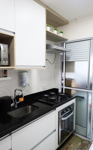 Apartamento para alugar com 57m², 2 quartos e 1 vagaCozinha e Área de Serviço