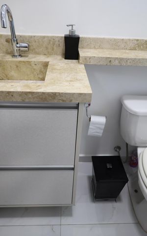 Apartamento para alugar com 57m², 2 quartos e 1 vagaBanheiro da Suíte 1