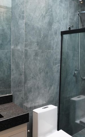 Casa de condomínio à venda com 300m², 3 quartos e 4 vagasBanheiro da Suíte 3