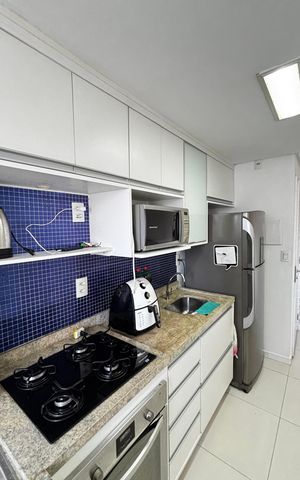Apartamento para alugar com 50m², 2 quartos e 1 vaga Apartamento para alugar com 50m², 2 quartos e 1 vagaCozinha e Área de Serviço