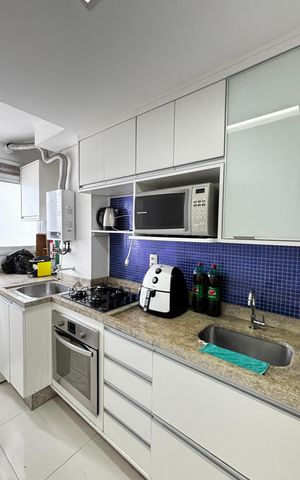 Apartamento para alugar com 50m², 2 quartos e 1 vaga Apartamento para alugar com 50m², 2 quartos e 1 vagaCozinha e Área de Serviço