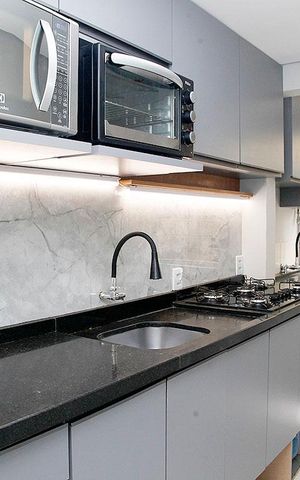 Apartamento para alugar com 35m², 1 quarto e sem vagaCozinha + Área de Serviço