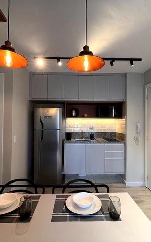 Apartamento à venda com 34m², 1 quarto e sem vaga Apartamento à venda com 34m², 1 quarto e sem vagaCozinha