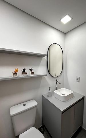 Apartamento à venda com 34m², 1 quarto e sem vaga Apartamento à venda com 34m², 1 quarto e sem vagaBanheiro