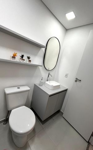 Apartamento à venda com 34m², 1 quarto e sem vaga Apartamento à venda com 34m², 1 quarto e sem vagaBanheiro