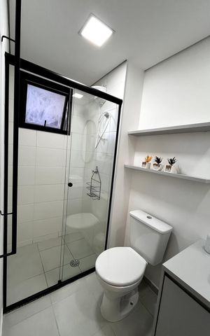 Apartamento à venda com 34m², 1 quarto e sem vaga Apartamento à venda com 34m², 1 quarto e sem vagaBanheiro
