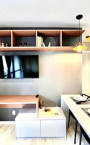Apartamento à venda com 34m², 1 quarto e sem vaga Apartamento à venda com 34m², 1 quarto e sem vagaSala