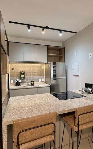 Studio para alugar com 42m², 1 quarto e 1 vaga Studio para alugar com 42m², 1 quarto e 1 vagaCozinha