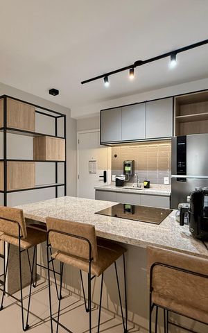 Studio para alugar com 42m², 1 quarto e 1 vaga Studio para alugar com 42m², 1 quarto e 1 vagaCozinha