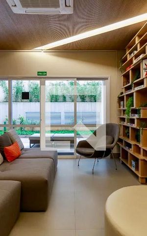Studio para alugar com 42m², 1 quarto e 1 vaga Studio para alugar com 42m², 1 quarto e 1 vagaSalão de Jogos