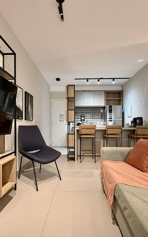 Studio para alugar com 42m², 1 quarto e 1 vaga Studio para alugar com 42m², 1 quarto e 1 vagaSala