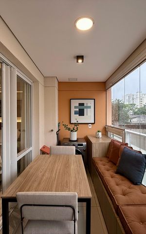 Studio para alugar com 42m², 1 quarto e 1 vaga Studio para alugar com 42m², 1 quarto e 1 vagaSacada