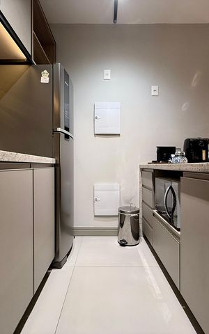 Studio para alugar com 42m², 1 quarto e 1 vaga Studio para alugar com 42m², 1 quarto e 1 vagaCozinha