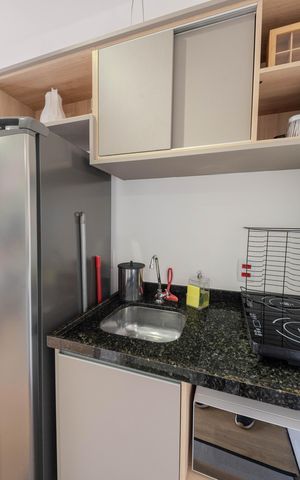Studio para alugar com 25m², 1 quarto e sem vagaCozinha