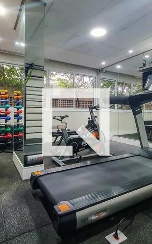 Apartamento para alugar com 50m², 1 quarto e 1 vaga Apartamento para alugar com 50m², 1 quarto e 1 vagaAcademia