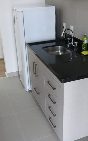 Apartamento à venda com 49m², 2 quartos e 1 vagaCozinha e Área de Serviço