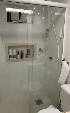 Apartamento à venda com 98m², 3 quartos e 2 vagasBanheiro da Suíte