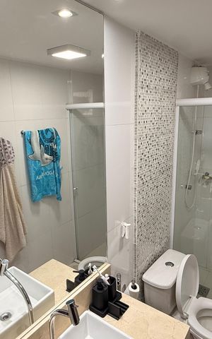 Apartamento à venda com 98m², 3 quartos e 2 vagasBanheiro Social