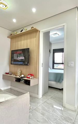 Apartamento à venda com 36m², 1 quarto e 1 vaga Apartamento à venda com 36m², 1 quarto e 1 vagaSala