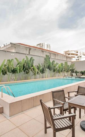 Apartamento à venda com 36m², 1 quarto e 1 vaga Apartamento à venda com 36m², 1 quarto e 1 vagaÁrea comum - Piscina