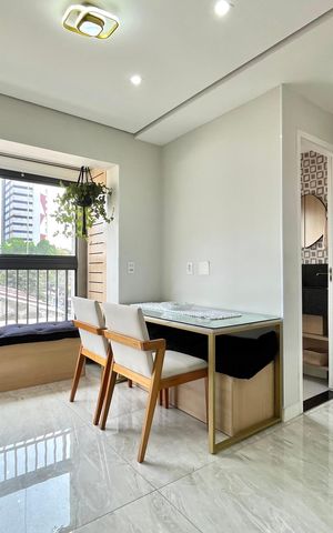 Apartamento à venda com 36m², 1 quarto e 1 vaga Apartamento à venda com 36m², 1 quarto e 1 vagaSala