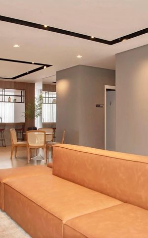 Apartamento à venda com 36m², 1 quarto e 1 vaga Apartamento à venda com 36m², 1 quarto e 1 vagaÁrea comum - Salão de festas
