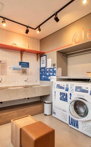 Apartamento à venda com 36m², 1 quarto e 1 vaga Apartamento à venda com 36m², 1 quarto e 1 vagaÁrea comum - Lavanderia