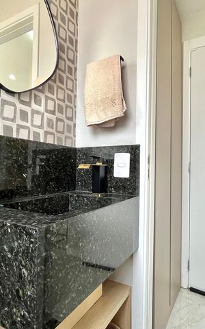 Apartamento à venda com 36m², 1 quarto e 1 vaga Apartamento à venda com 36m², 1 quarto e 1 vagaLavabo