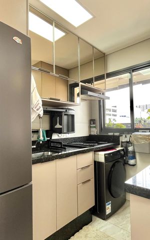 Apartamento à venda com 36m², 1 quarto e 1 vaga Apartamento à venda com 36m², 1 quarto e 1 vagaCozinha
