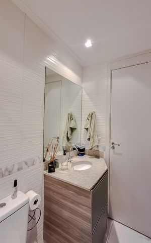 Apartamento à venda com 37m², 2 quartos e sem vaga Apartamento à venda com 37m², 2 quartos e sem vagaBanheiro