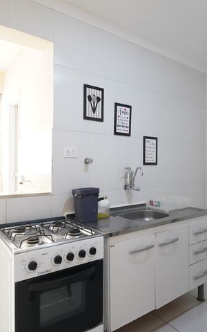 Apartamento para alugar com 58m², 2 quartos e sem vagaCozinha