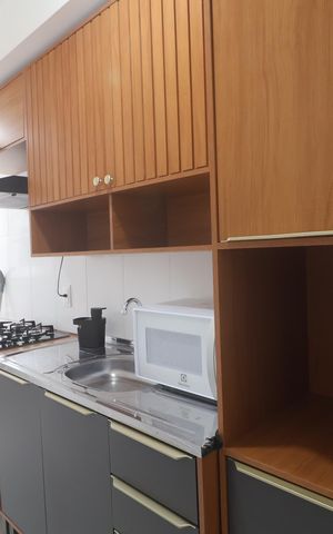 Apartamento para alugar com 44m², 2 quartos e 1 vagaCozinha - Armários