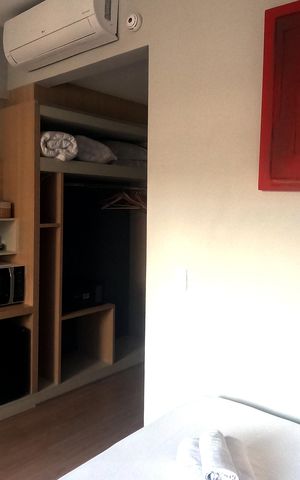 Studio para alugar com 24m², 1 quarto e sem vagaSala/Quarto